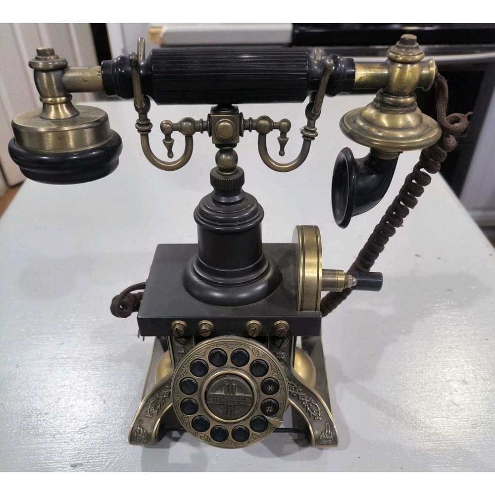 Antique replica 1892 Skeleton Type Eiffel Tower Style Telephone Un-Tested